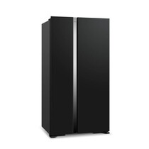 HITACHI SIDE BY SIDE 595L INVERTER FRIDGE- GLASS BLACK (R-S800PM0 GBK)